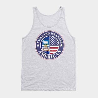 Proud Falkland Islander-American Badge - Falkland Islands Flag Tank Top